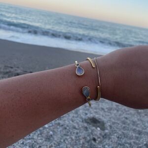 Moonstone bangle 
